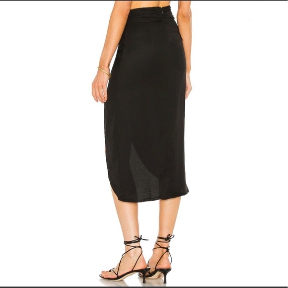 NBD Laraya Midi Skirt in Black Size Medium - Picture 2 of 13